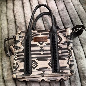 Wrangler Aztec Tote Bag for Women Boho Shoulder Purses and Western Handbags
